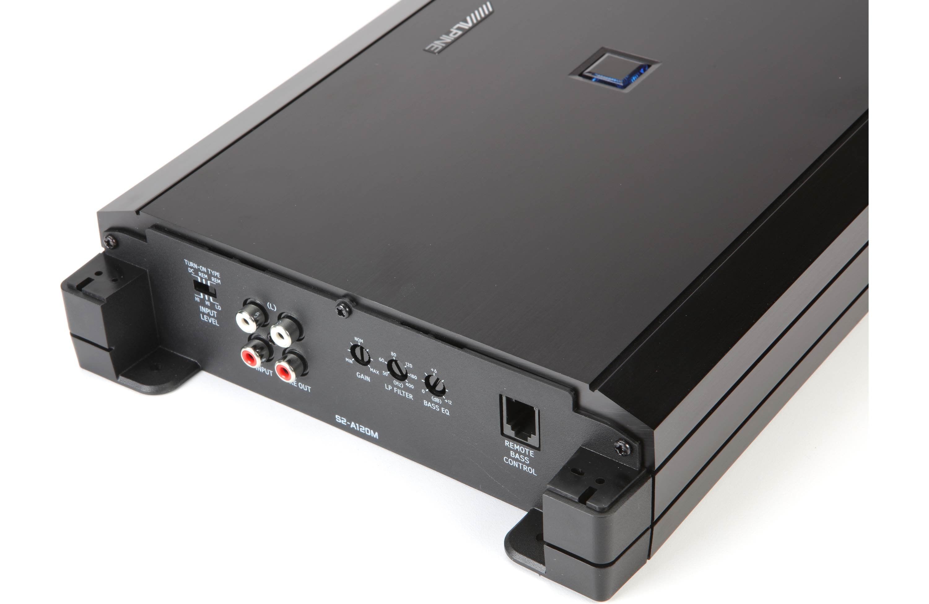 Alpine S2 A120M S Series 1200W Mono Car Amplifier - High Power Audio for Car Stereo Systems & Bass Boost
