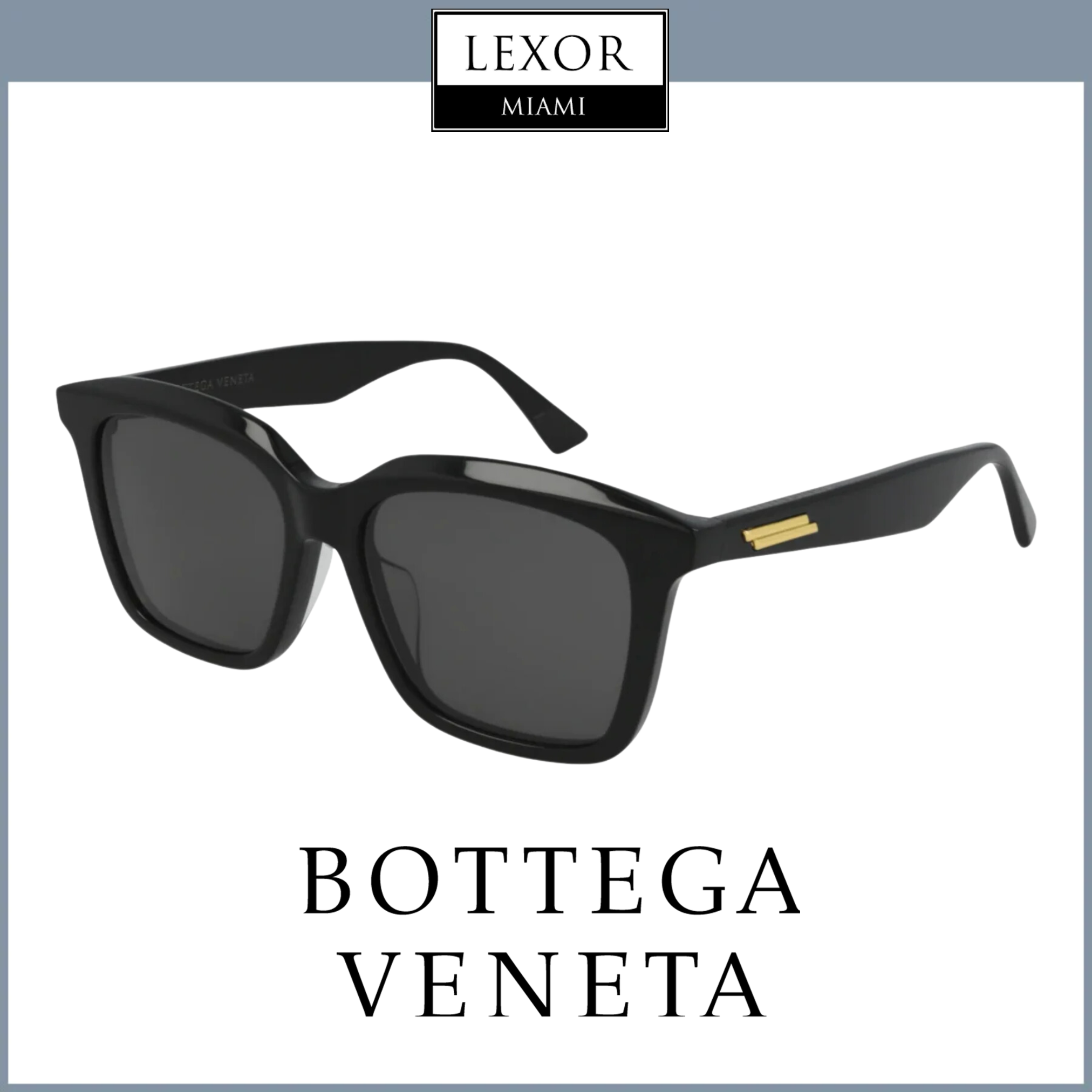Bottega Veneta BV1094SA 01 54 Unisex Sunglasses - UV Protection Polarized Lenses for Men & Women - Perfect for Driving, Beach & Outdoor Activities