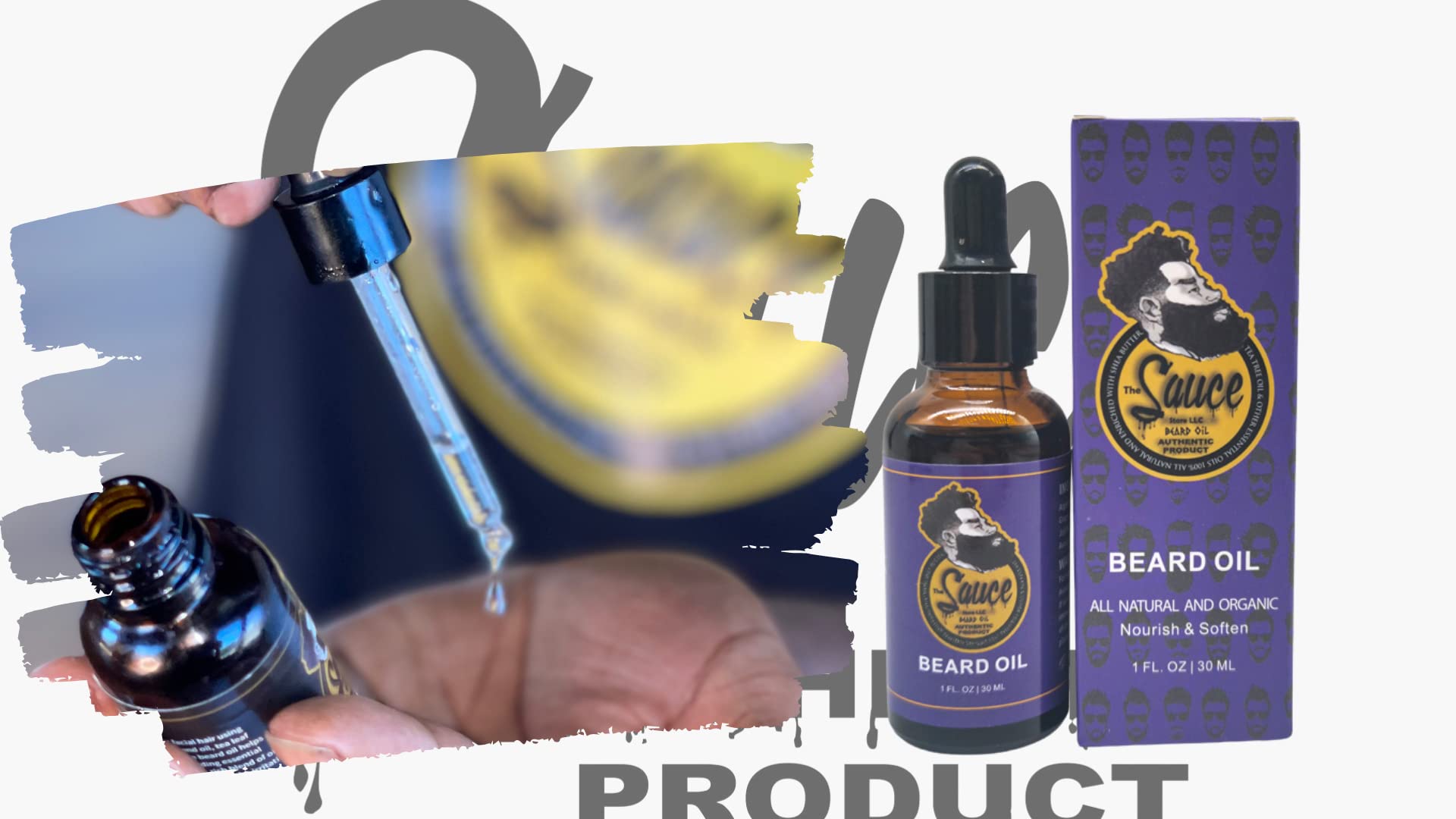Champion Scented Beard Oil Conditioner - Softens & Moisturizes with Argan & Jojoba Oil for Healthy Facial Hair | Perfect for Daily Grooming & Styling