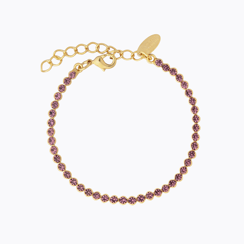 Siri Bracelet - Light Amethyst Crystal Healing Jewelry for Women, Adjustable Aromatherapy Bracelet for Stress Relief & Positive Energy - Perfect for Meditation, Yoga & Daily Wear