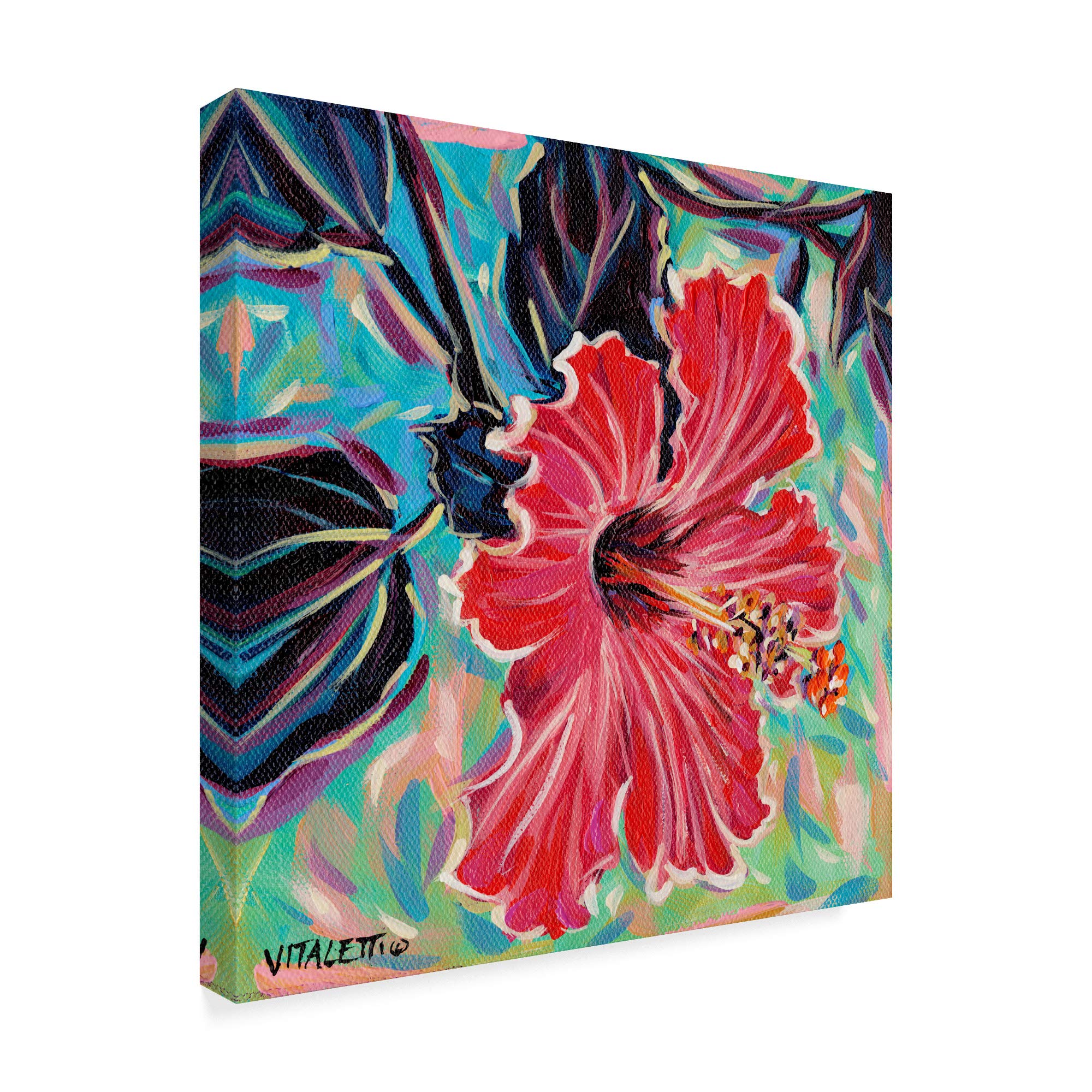 Hawaiian Beauty I by Carolee Vitaletti - 18x18 Premium Fine Art Print - Tropical Wall Decor for Living Room, Bedroom & Office