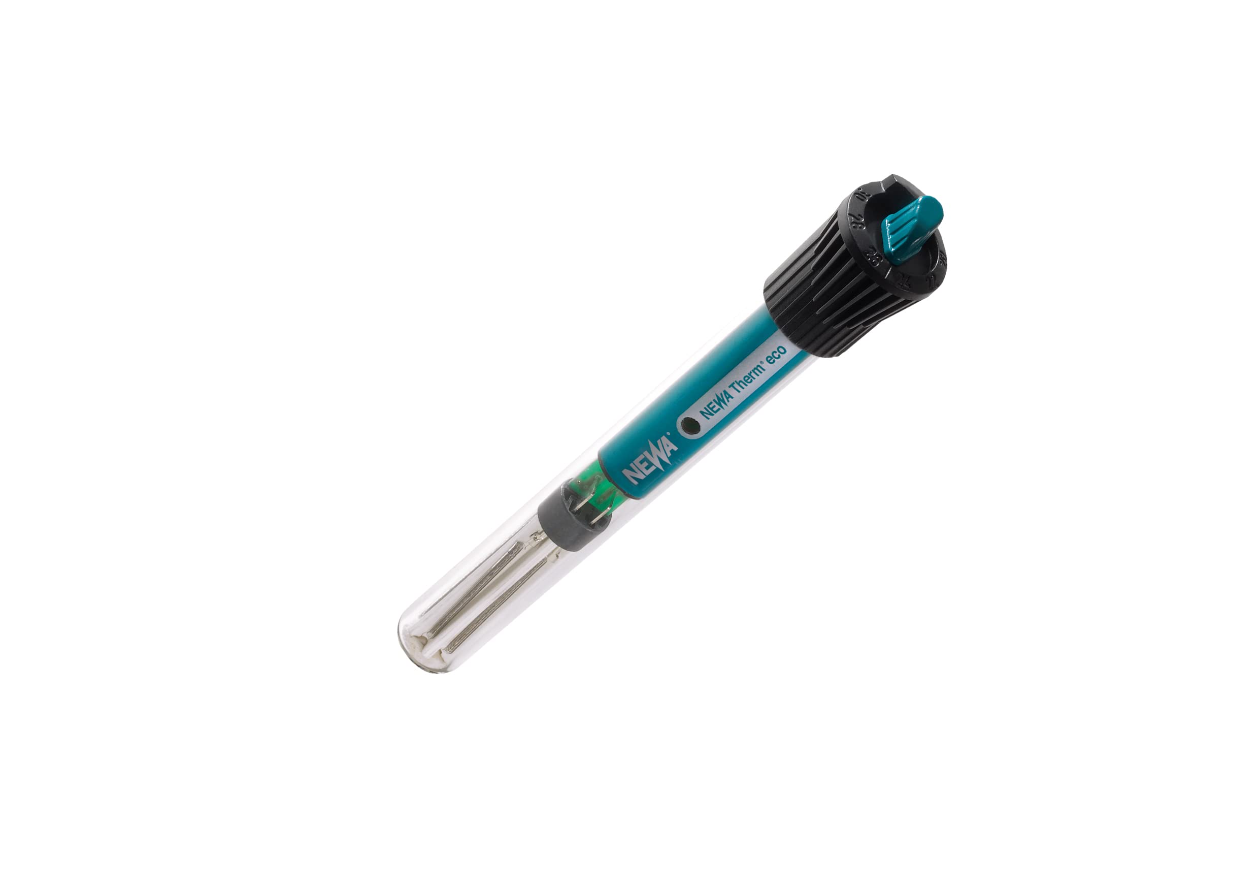 Newa Therm Eco 25W Adjustable Submersible Aquarium Heater with Suction Cup - Perfect for Small Fish Tanks & Betta Bowls - Energy Efficient Water Heater for Home & Office Aquariums