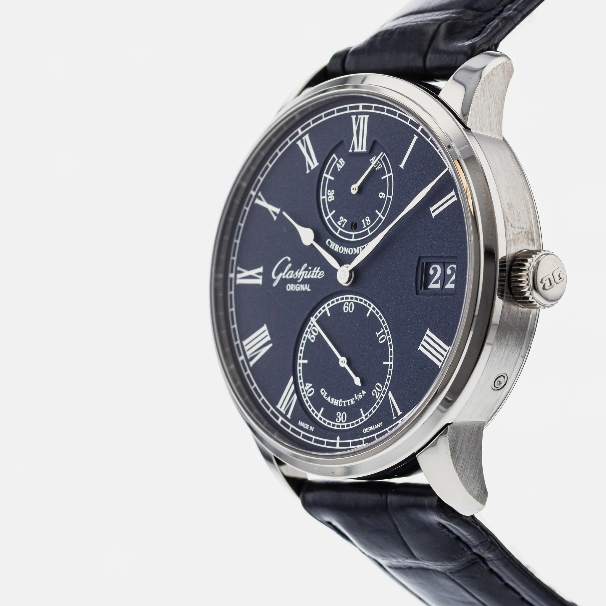 Glashutte Original Senator Chronometer White Gold Men's Luxury Watch - Perfect for Business Meetings, Formal Events & Watch Collectors