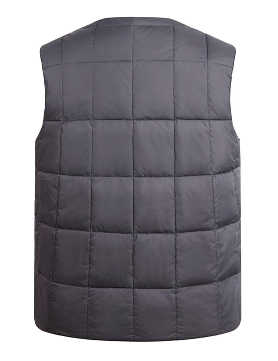 Flygo Men's Ultra-Light Outdoor Quilted Puffer Down Vest - Warm Winter Layering for Hiking, Camping & Casual Wear