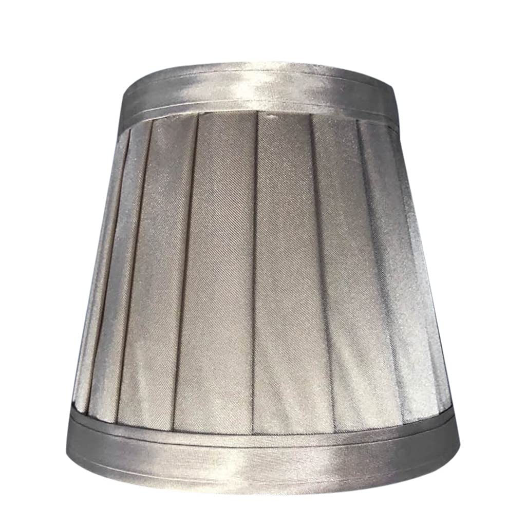 Vintage Fabric Pleated Chandelier Lampshade - Elegant Table & Desk Lamp Cover for Home Decor, Bedroom, Living Room - Perfect for Cozy Reading Nooks & Romantic Ambiance (Body Color: A)