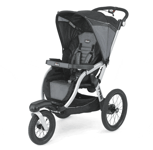 Chicco TRE Lightweight Jogging Stroller - All-Terrain 3-Wheel Baby Stroller for Running & Walking - Perfect for Active Parents & Outdoor Adventures