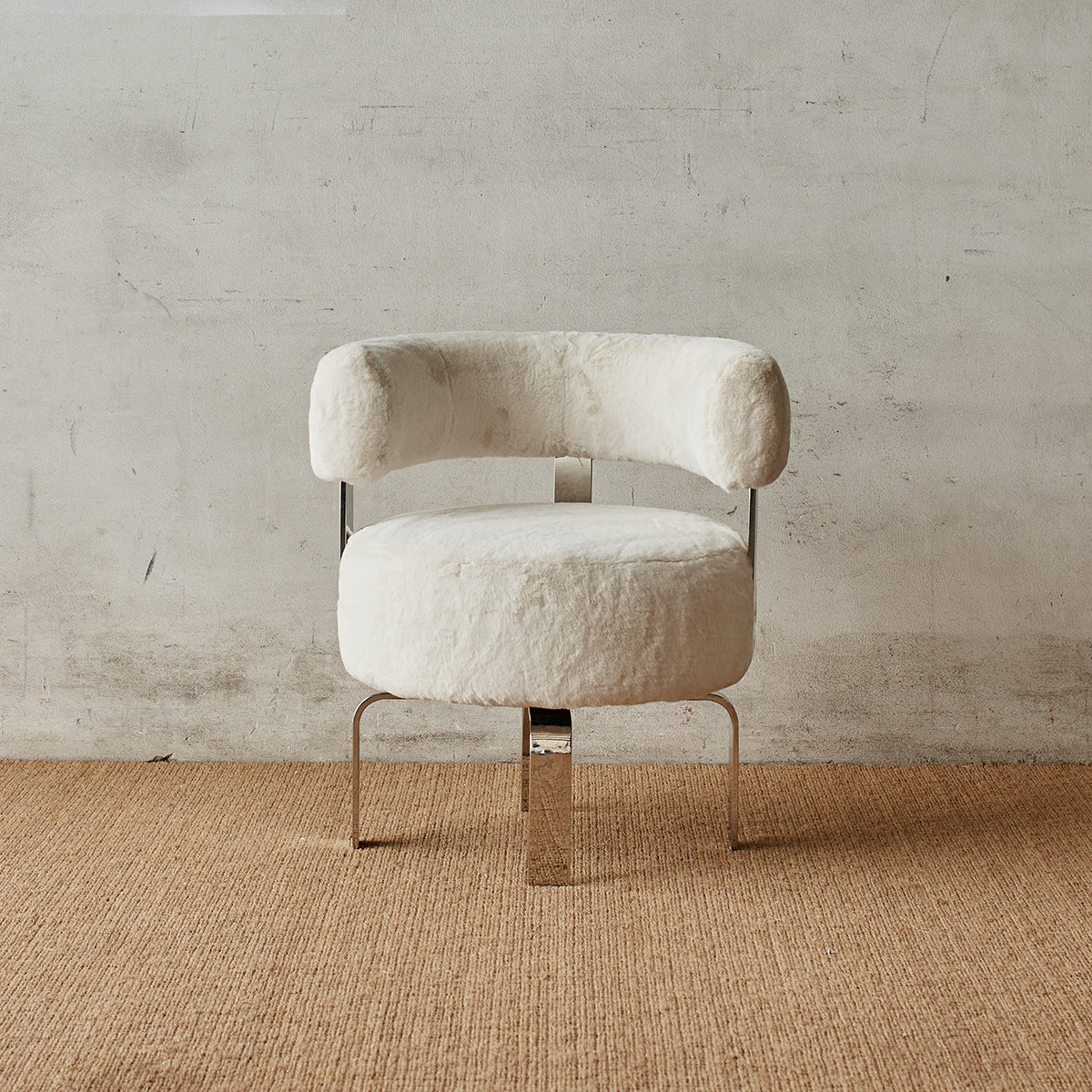 Mcmullin Elba Armchair - Modern Accent Chair for Living Room, Bedroom & Office - Comfortable Upholstered Lounge Chair with Wooden Legs - Perfect for Relaxing, Reading & Decorating Your Home