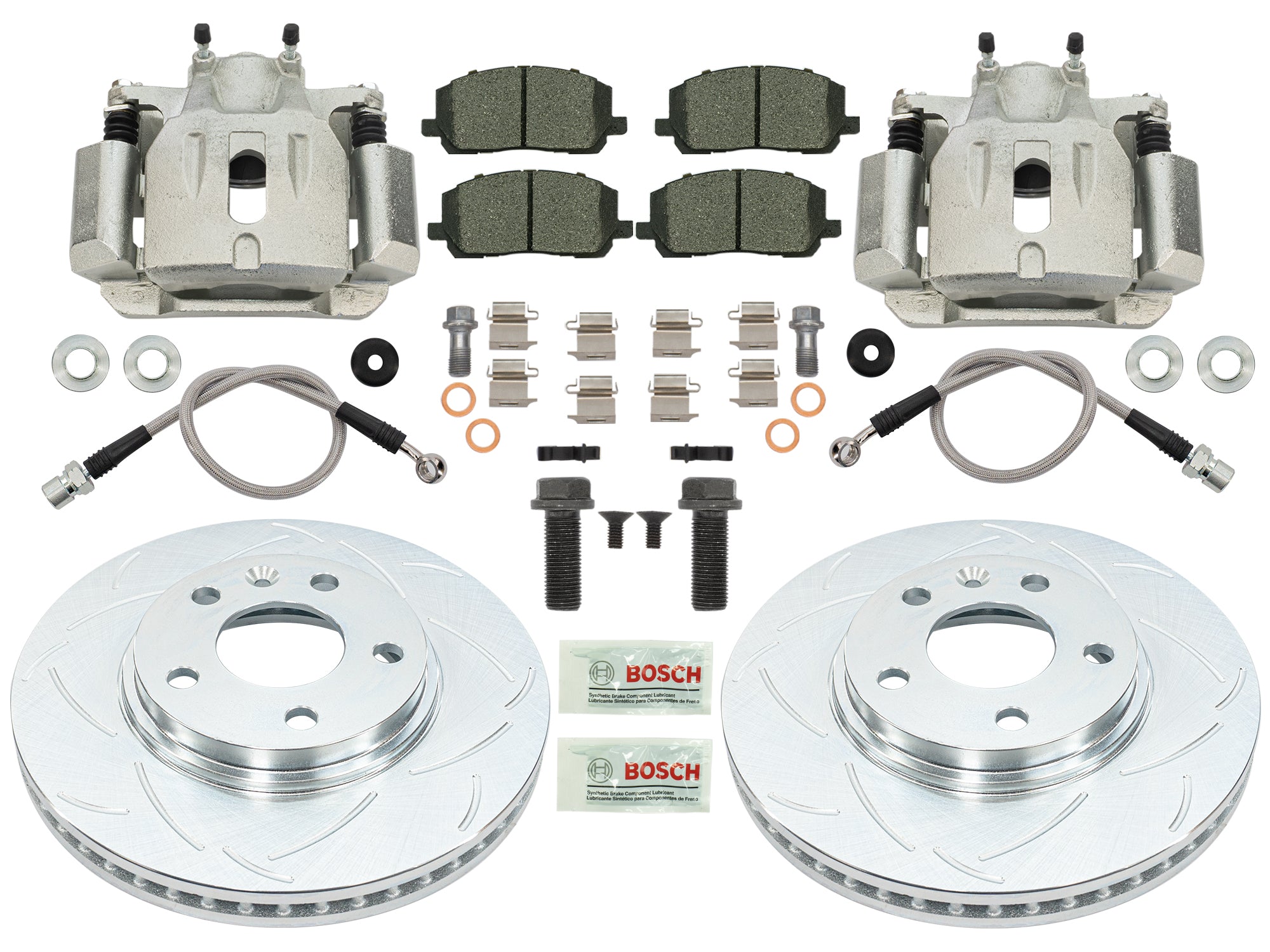GoWesty Bigger Brakes (Front) for Late Bus & Early Vanagon - Heavy-Duty Brake Upgrade Kit for Improved Stopping Power - Perfect for Off-Roading, Towing, and Mountain Driving