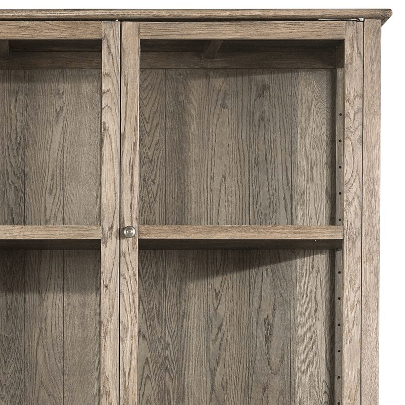 Artwood Denver Cabinet - Solid Wood Storage Cabinet with Adjustable Shelves for Kitchen, Bathroom, or Living Room Organization