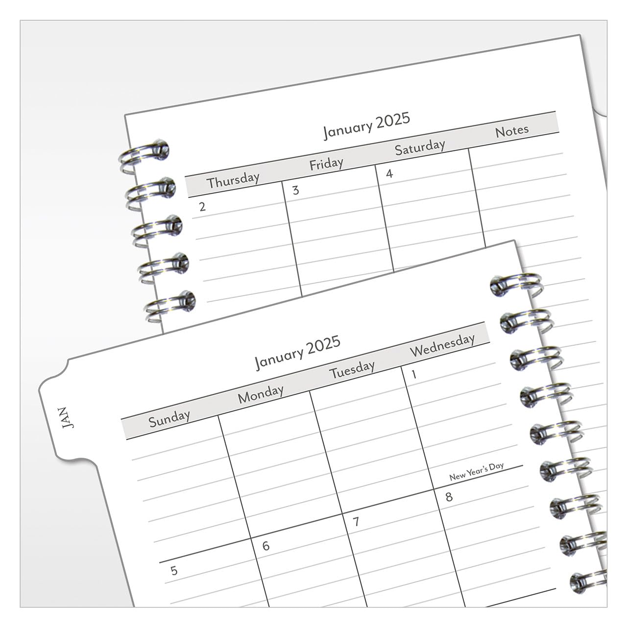 FranklinCovey 2025 Weekly Wire-Bound Planner - Slim Pocket Size (January to December) | Perfect for Professionals, Students & Goal Tracking | Ideal for Office, School & Personal Organization