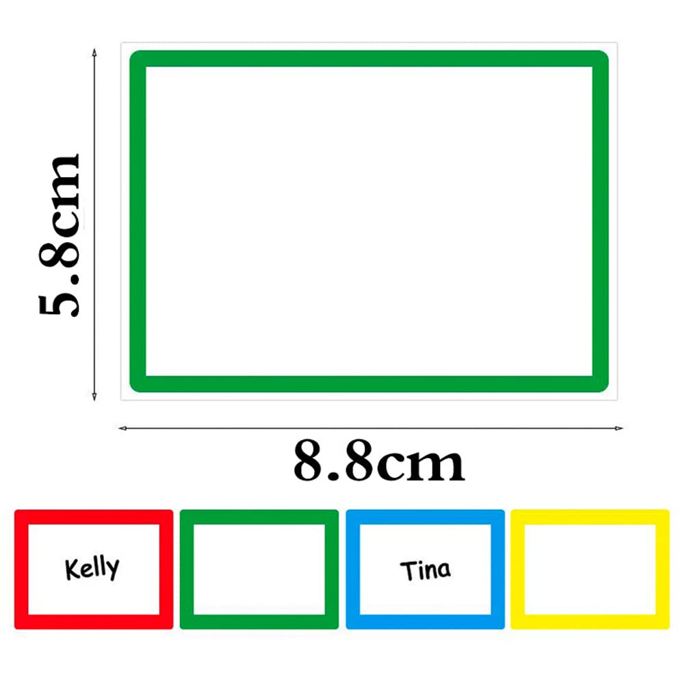 Personalized Name Tag Stickers 150pcs - School, Office & Home Labels