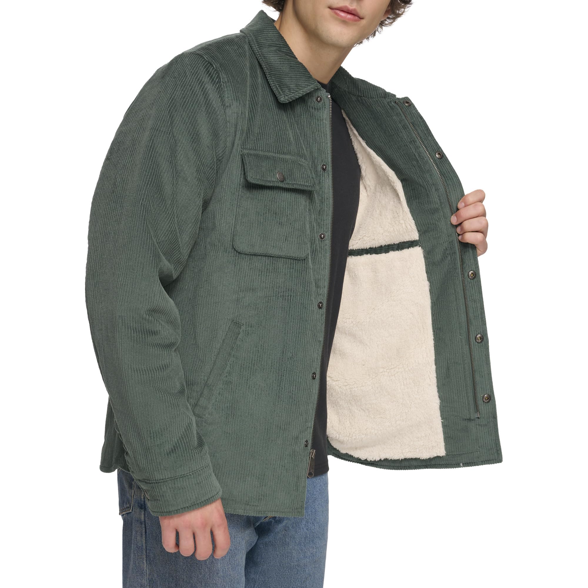 Levi's Men's Classic Plaid Flannel Shirt Jacket - Casual Button-Up for Fall & Winter Layering | Perfect for Outdoor Adventures & Everyday Wear