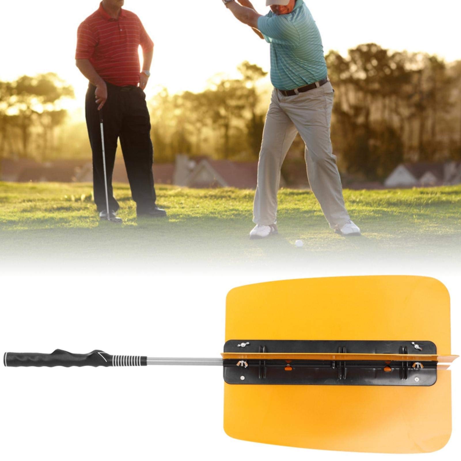 EVTSCAN Golf Swing Trainer - Orange Power Resistance Fan for Strength & Swing Training | Improve Golf Performance & Accuracy | Perfect for Driving Range & Home Practice