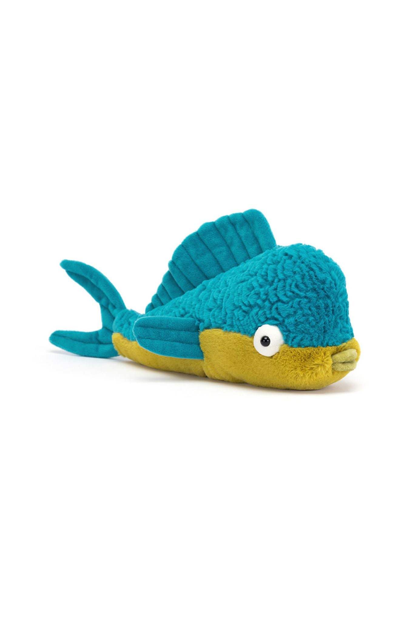 Delano Dorado Fish Jellycat Plush Toy - Soft & Cuddly Stuffed Animal for Kids & Adults | Perfect Gift for Birthdays, Baby Showers & Nursery Decor