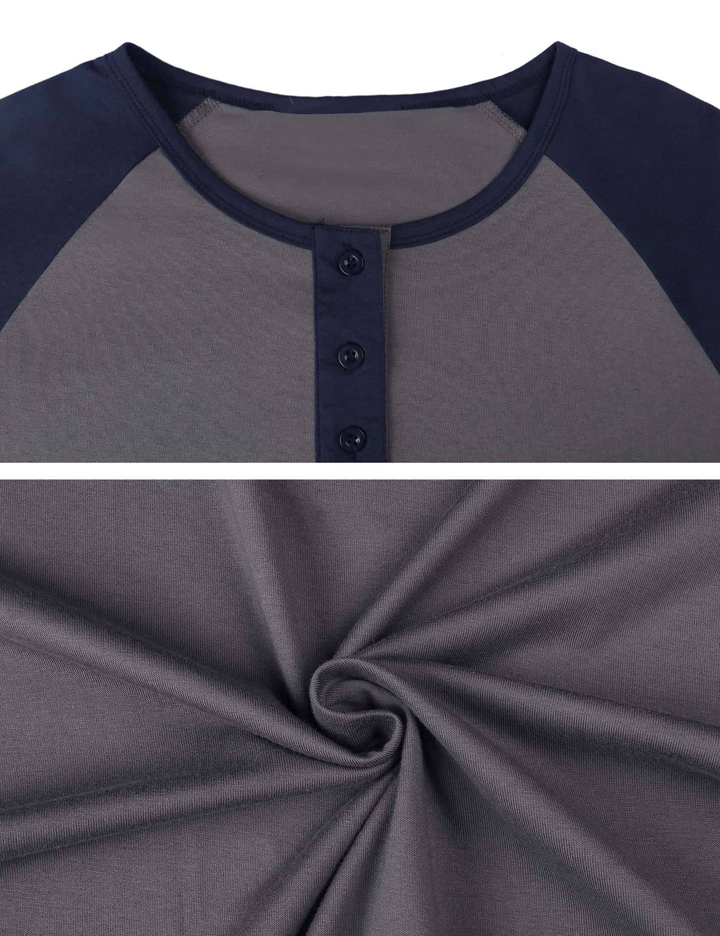 Men's Cotton Pajama Set - Soft V-Neck Sleepwear with Pockets for Lounge & Relaxation | Perfect for Home, Travel & Gift Giving