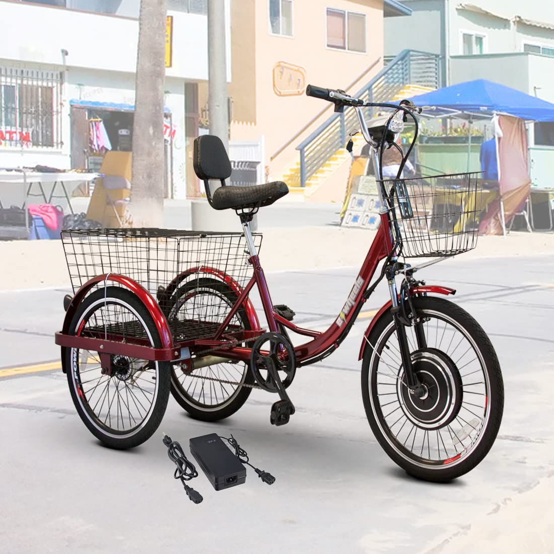 AlveyTech 48V 3.0A Fast Charger for eWheels Scooters - 3-Pin DC57.6V Battery Charger Compatible with AGM/SLA/Gel Batteries | Perfect for Commuting, Campus Travel & Urban Mobility