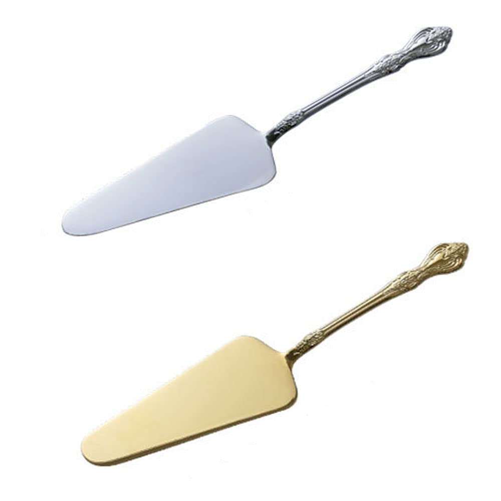 Premium Stainless Steel Dessert Server Spatula Set of 2 - Elegant Cake Pie Pastry Serving Utensils for Wedding, Birthday Parties & Baking - Perfect for Cakes, Pies, Pizza, Cheese & More