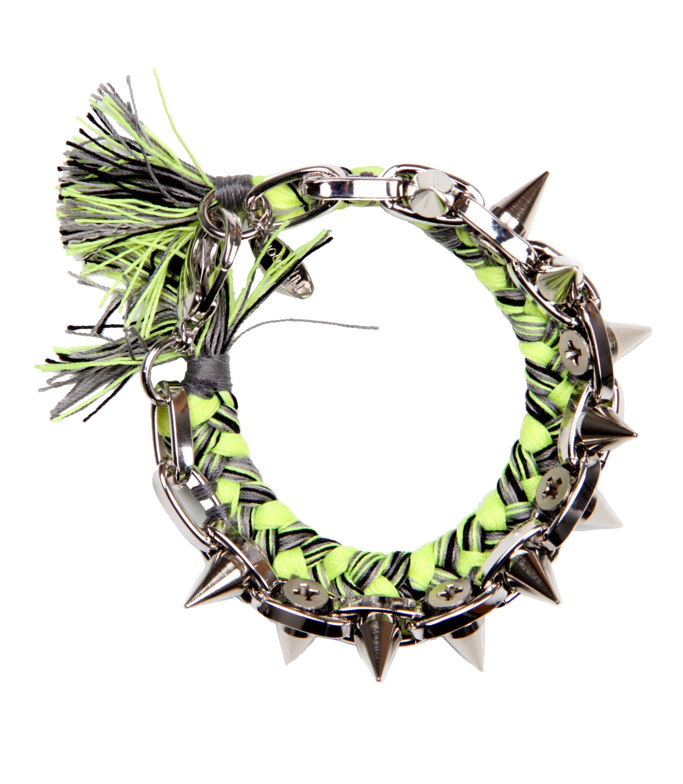 Punk Carnival Braided Bracelet for Women - Green Beaded Bohemian Style Handmade Friendship Bracelet - Perfect for Music Festivals, Concerts, and Boho Fashion Accessories