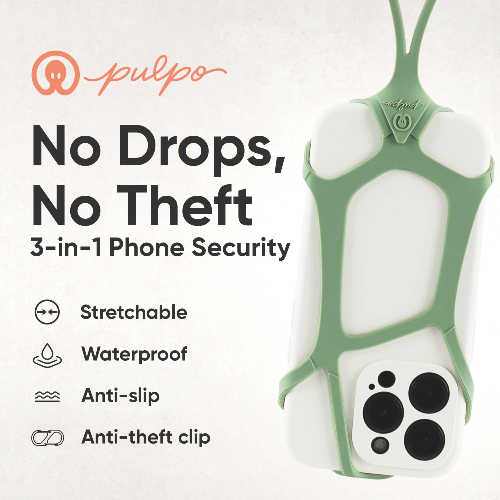 Pulso Anti Theft Phone Lanyard for 6.1-6.8