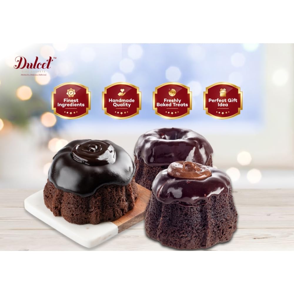 Deluxe Happy Birthday Gift Basket - Chocolate Bundt Cake, Walnut Brownies, Chocolate Chip Fudge, Cookies & Assorted Rugelach with Birthday Candles | Gourmet Dessert Collection for Birthdays, Anniversaries & Special Occasions
