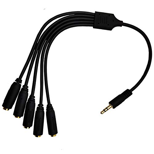 3.5mm TRS 1M/5F