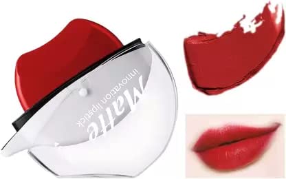 Matte Lipstick for Women - Apple-Shaped Lip Design, Long-Lasting & Moisturizing | Perfect for Everyday Wear, Date Night & Special Occasions
