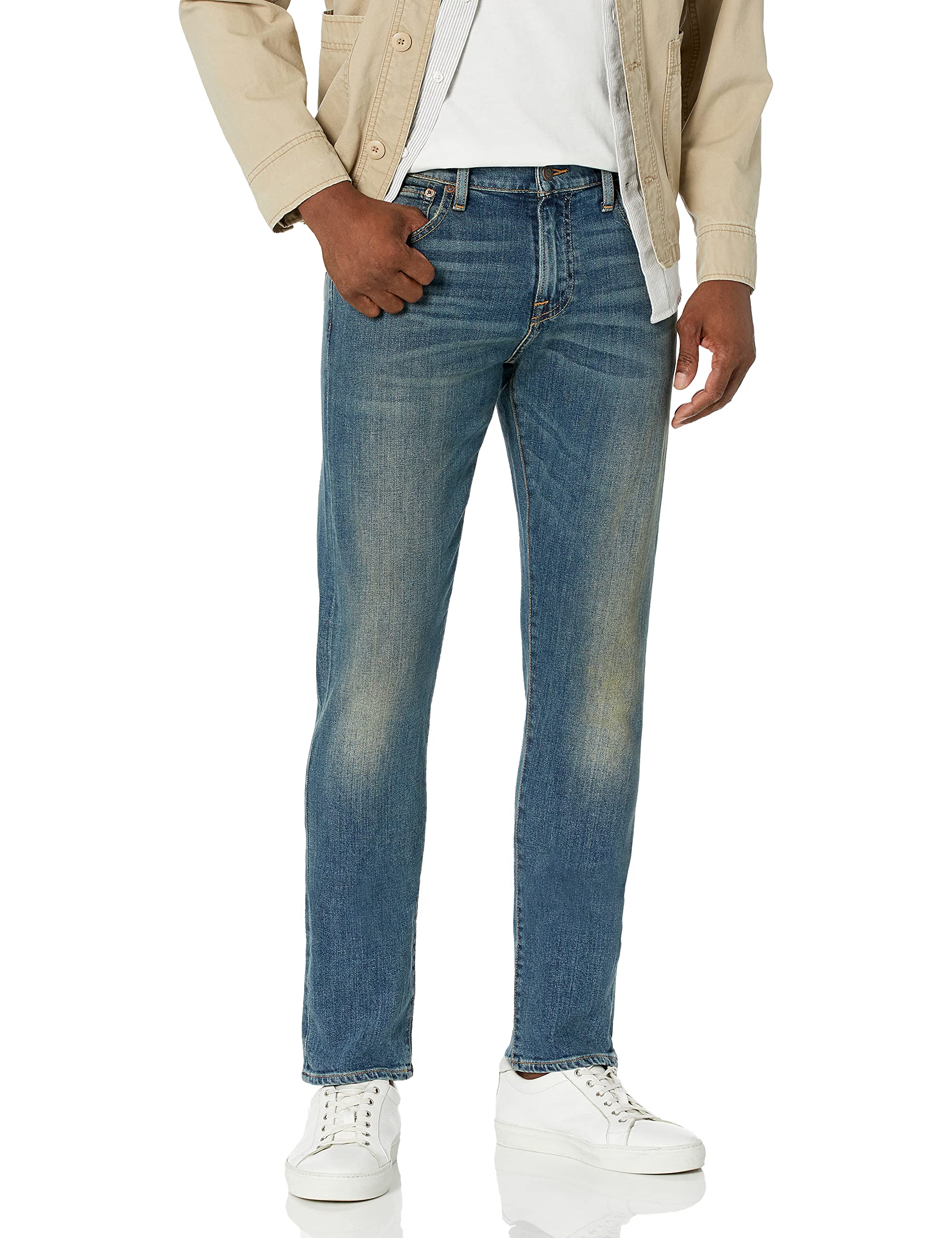 Lucky Brand Men's 110 Modern Skinny Jeans - Slim Fit Stretch Denim Pants for Casual Wear & Everyday Style | Perfect for Work, Dating & Night Out