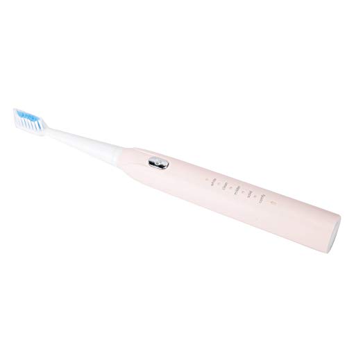 5-Mode USB Rechargeable Waterproof Electric Toothbrush for Adults - Pink Vibration Toothbrush with Travel Case | Perfect for Home, Travel & Daily Oral Care