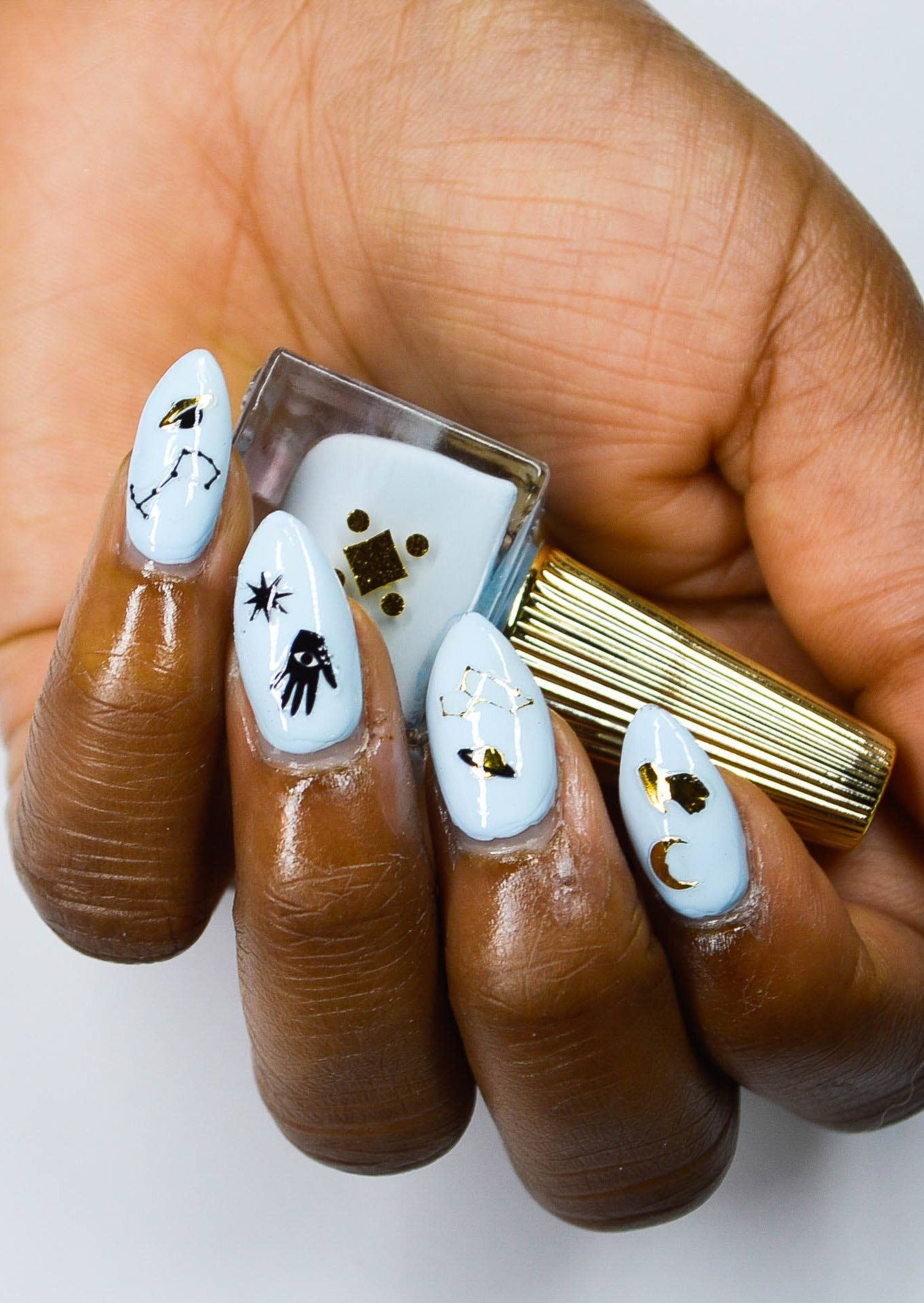 Retro Nail Art Stickers - Self-Adhesive Nail Decals for DIY Manicure | Perfect for Parties, Weddings & Special Occasions