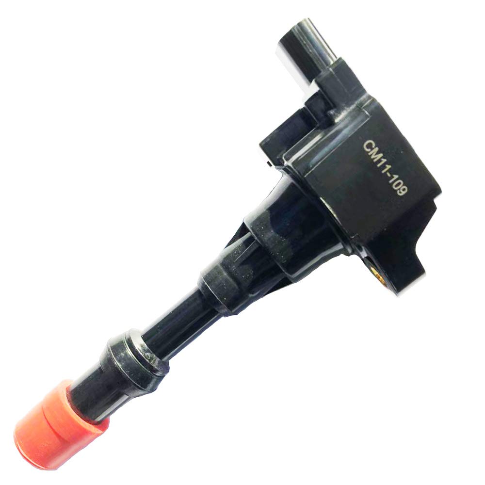 8PCS Ignition Coil Pack Set Compatible with Honda Fit II III City Jazz Civic VII VIII Hybrid 1.2L 1.3L 1.4L 2002-2008 - Replaces OEM CM11-108 CM11-109 30521-PWA-003 30520-PWA-003 - Perfect for Engine Performance & Smooth Driving