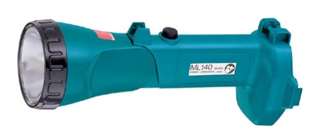 Makita ML140 Rechargeable LED Flashlight with POD Battery - Bright, Durable & Portable for Camping, Hiking & Emergency Use