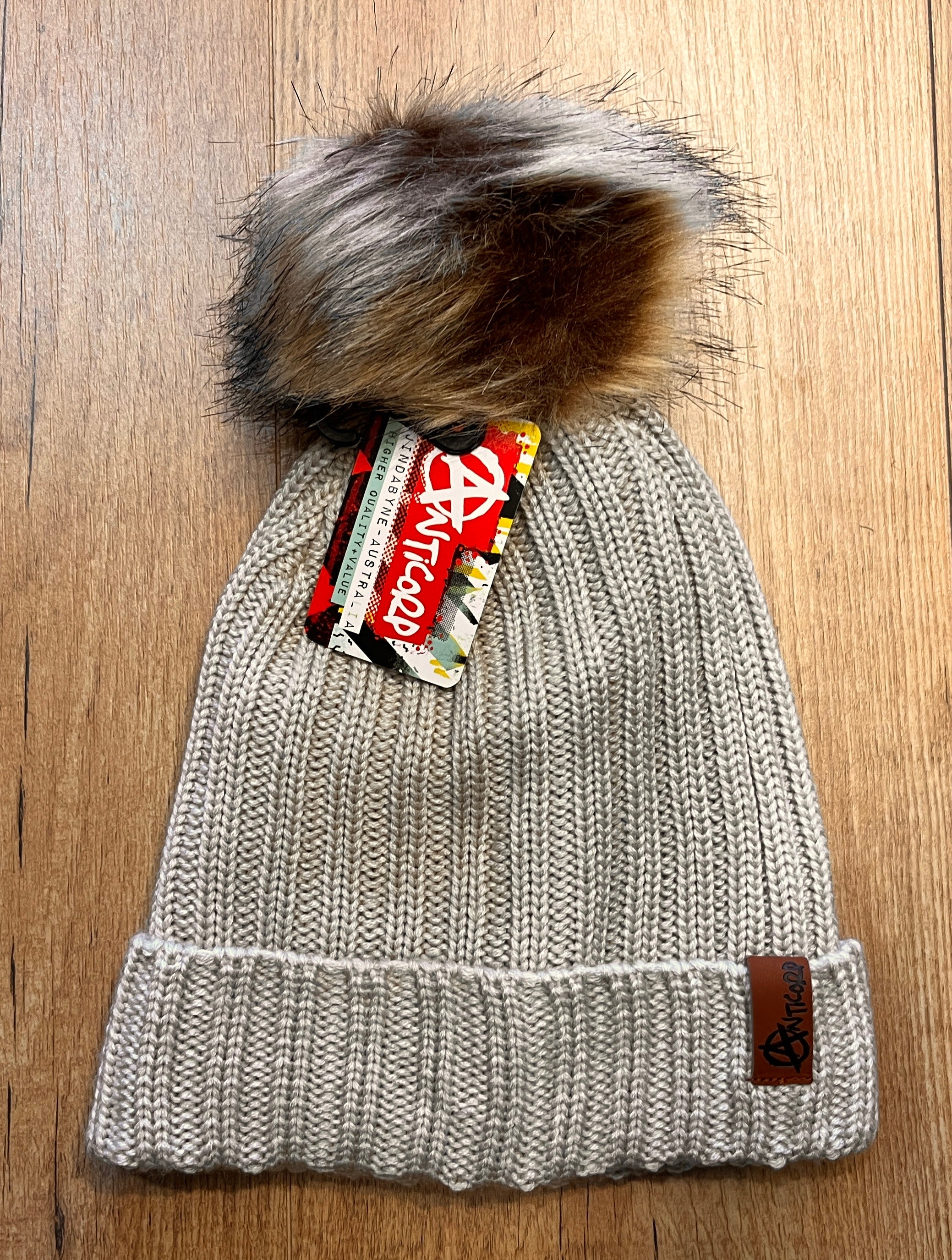 Anticorp Snuggly Beanie - Soft Winter Knit Hat for Men & Women - Warm Fleece Lined Skull Cap for Cold Weather - Perfect for Skiing, Snowboarding & Outdoor Activities
