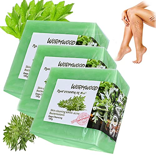Varicose Veins Treatment Soap with Wormwood - 1/2/3 Pack for Spider & Varicose Veins Relief - Natural Herbal Soap for Leg Circulation & Swelling - Perfect for Daily Skincare & Vein Health Routine