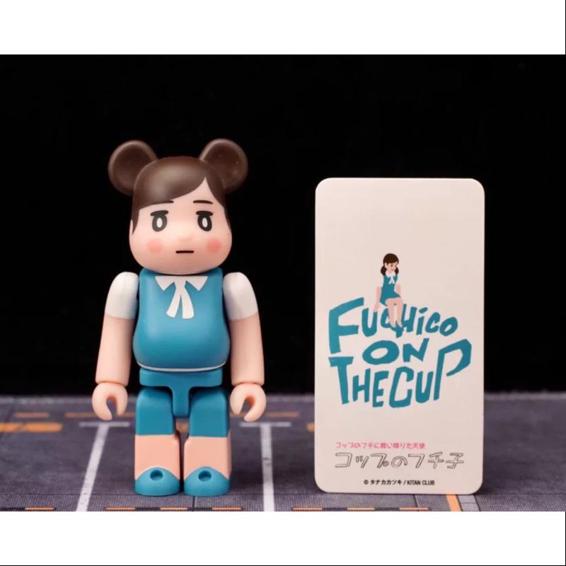 Bearbrick Series 34 CUTE Fuchico on the Cup 100% Collectible Figure - Perfect for Anime Fans, Home Decor & Gift Giving