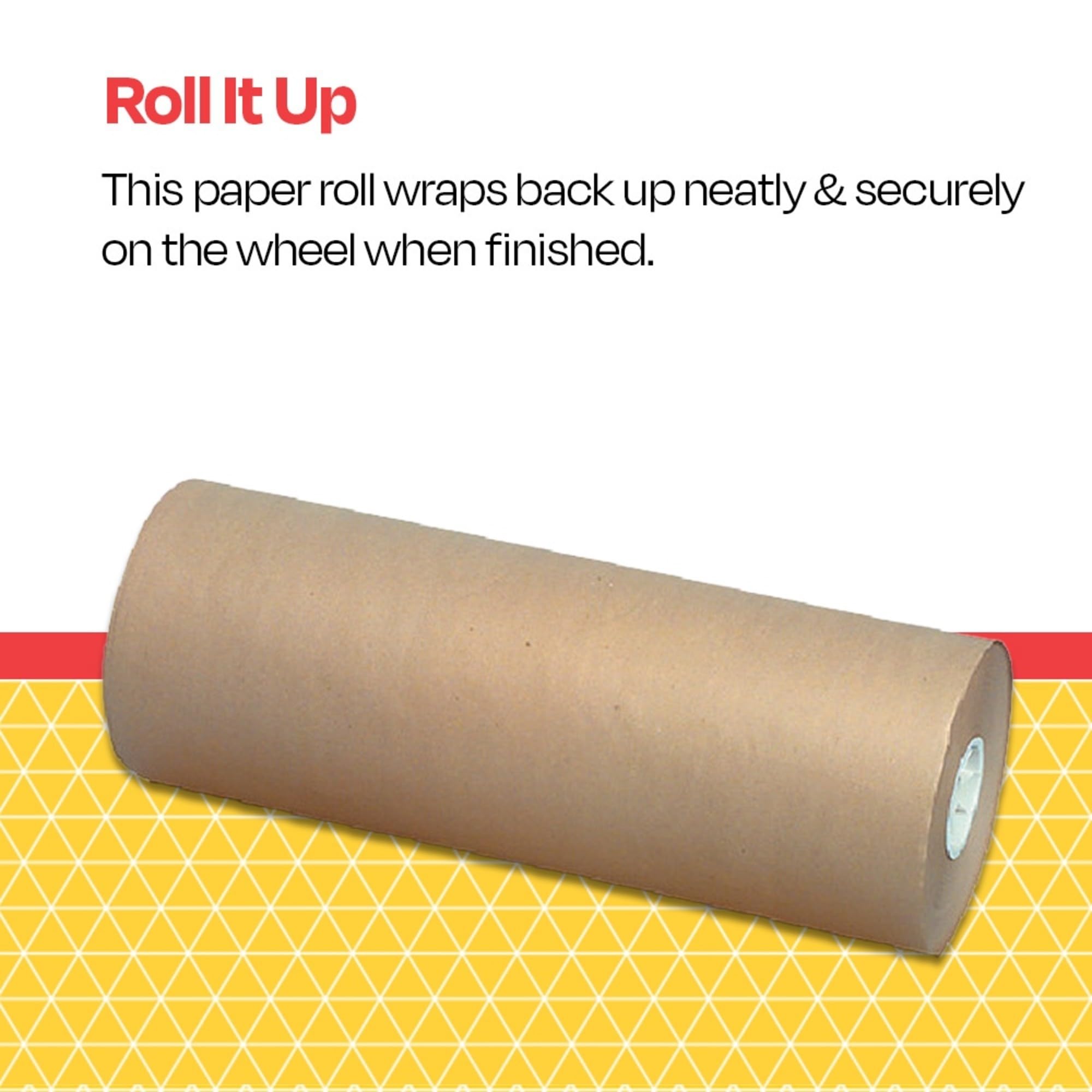 School Smart Heavy Duty Butcher Kraft Paper Roll - 40 lbs, 48