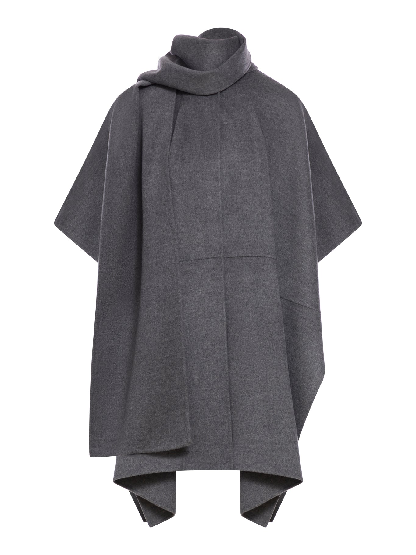 Double Scarf Coat for Women - Warm Winter Fashion Outerwear - Perfect for Casual Outings, Office Wear & Holiday Parties