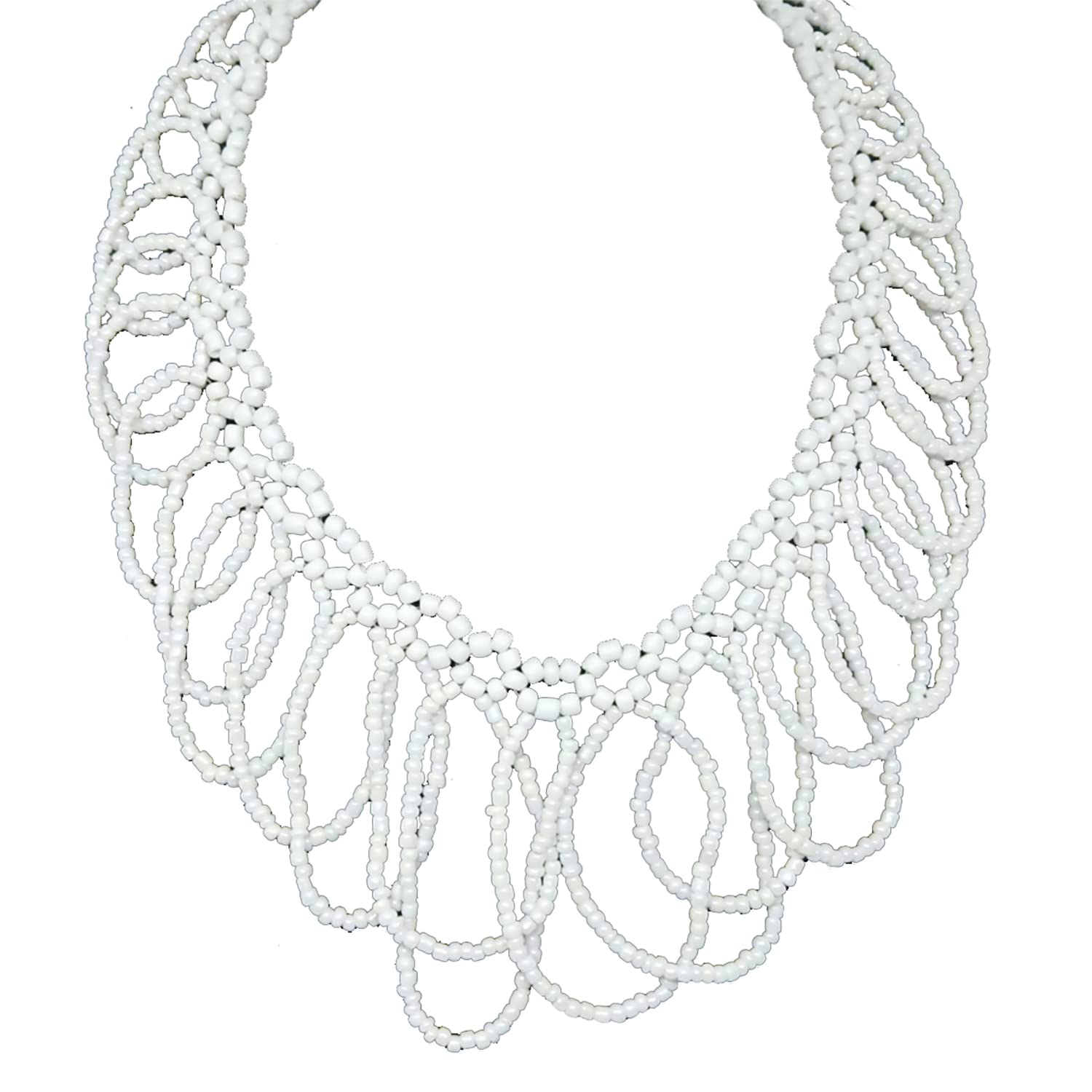 SHOP LC Therapy Beads Resin Lock Chain Choker Necklace - 18