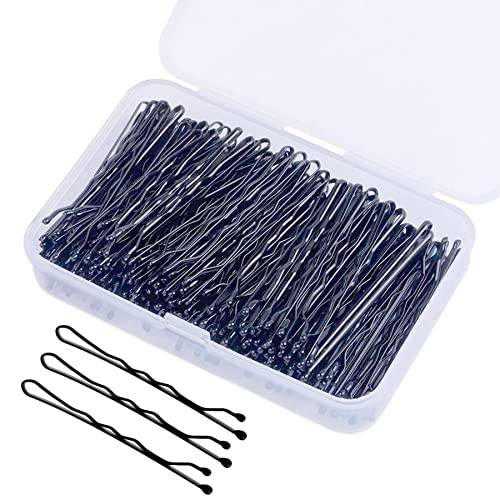 100 Black Bobby Pins 5CM