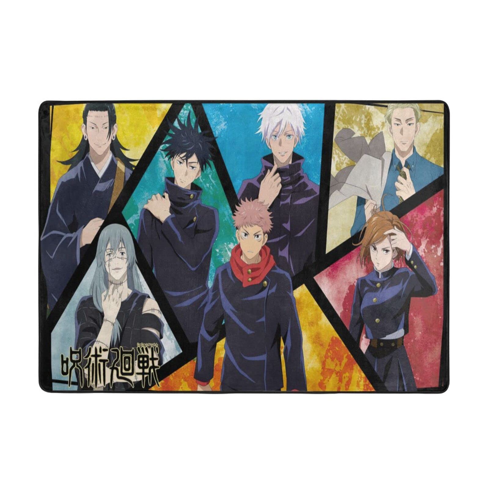 Anime Themed Non-Slip Carpet - Soft Area Rug for Bedroom, Living Room & Home Decor | Perfect for Anime Fans, Gaming Rooms & Cozy Spaces