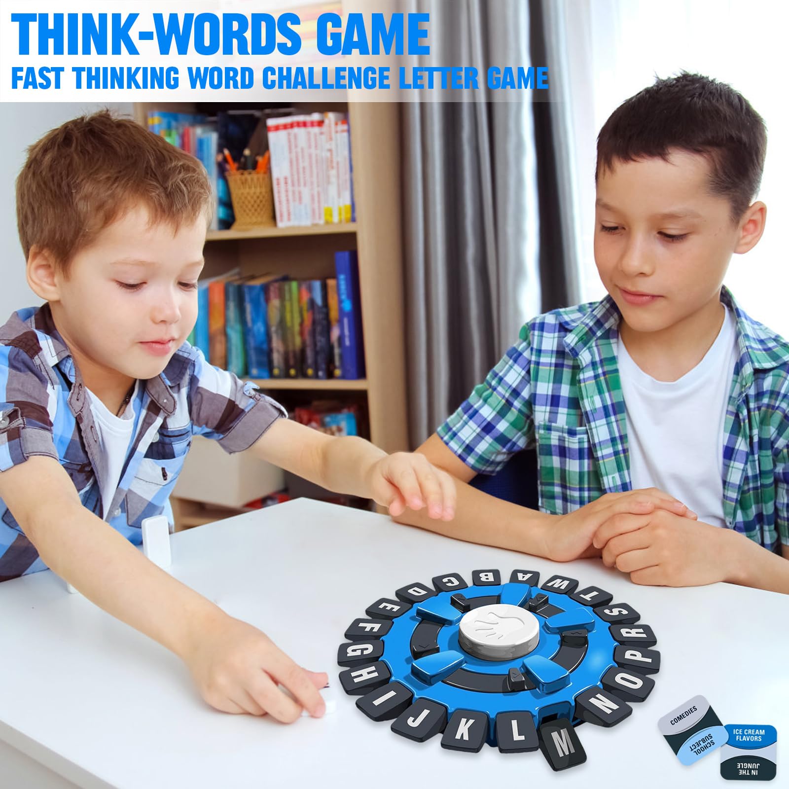 Tapple Word Game - Fast-Paced Letter Press Board Game with Timer for Kids & Families | Fun Educational Toy to Improve Language & Vocabulary Skills | Perfect for Family Game Nights, Classroom Learning & Party Entertainment