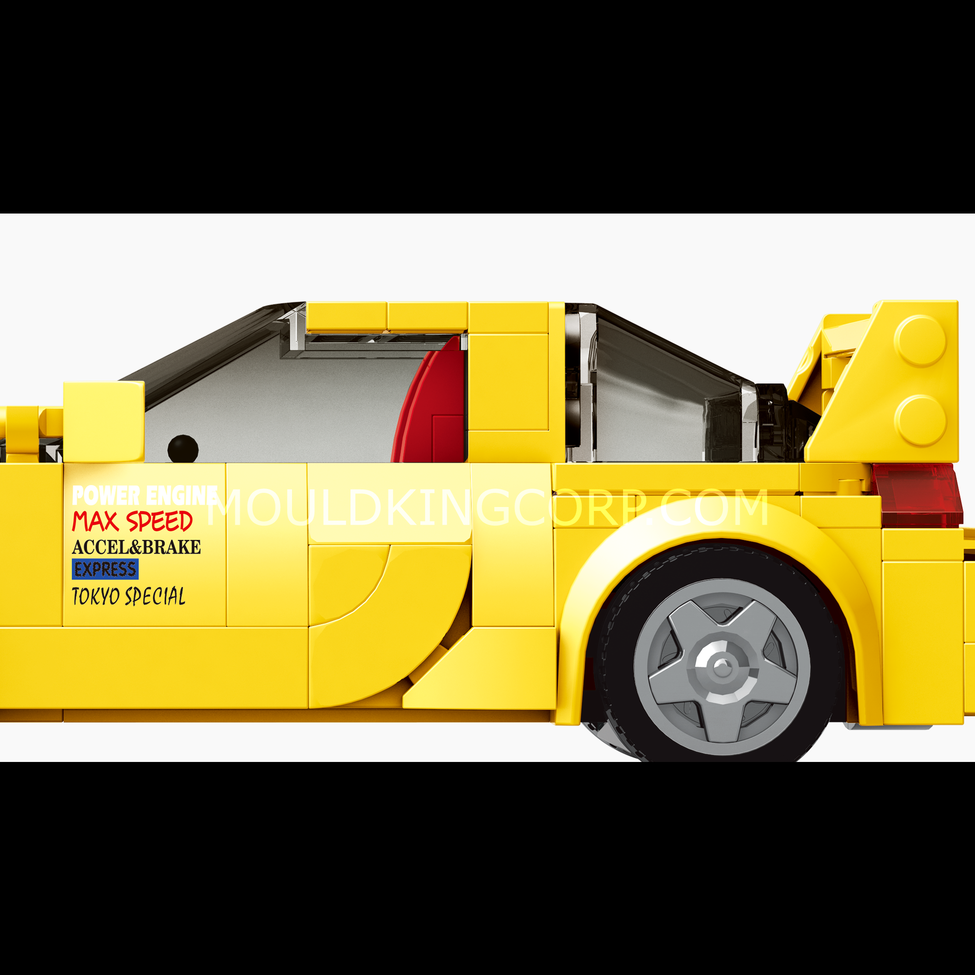 Mould King 27016 RX7 FD35 Sports Car Model Building Kit - 329 PCS DIY Construction Toy for Adults & Teens - Perfect for Home Decoration, Gift Giving & Car Enthusiasts