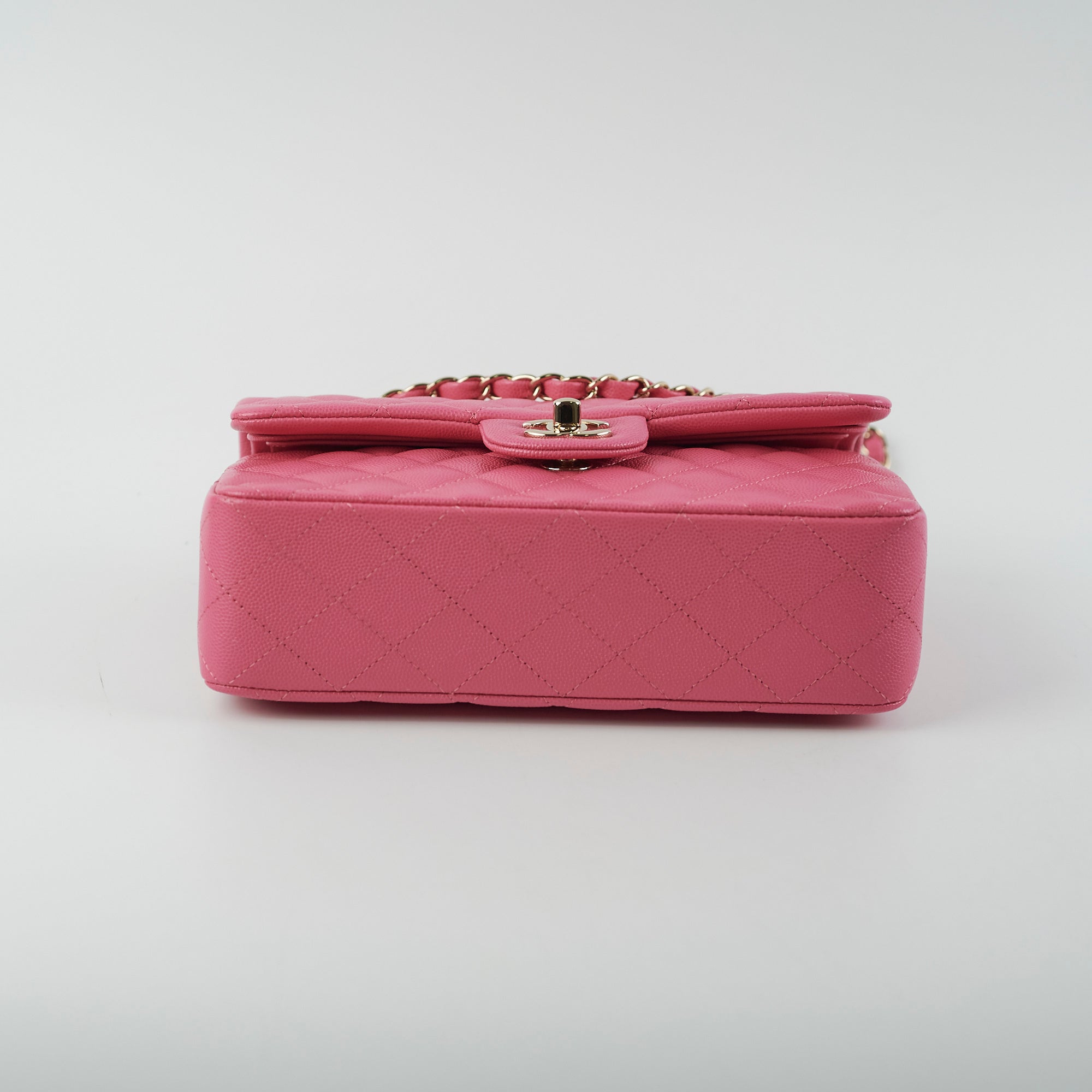 Chanel Quilted Caviar Classic Flap Small Pink Handbag - Luxury Designer Crossbody Bag for Women | Perfect for Date Nights, Parties & Special Occasions