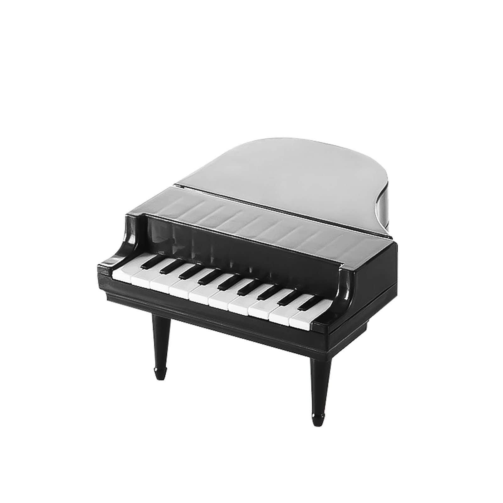 10-Piece Plastic Piano-Shaped Fruit Forks Set - Appetizer & Dessert Toothpicks for Wedding, Birthday Party, Banquet - Perfect for Cake Tasting, Snacks, and Finger Foods