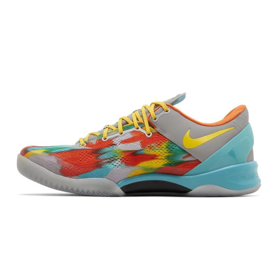 Nike Kobe 8 Protro Basketball Shoes - Venice Beach Stadium Grey/Metallic Silver/Tour Yellow | High-Performance Court Sneakers for Men | Perfect for Indoor & Outdoor Games, Training, and Casual Wear