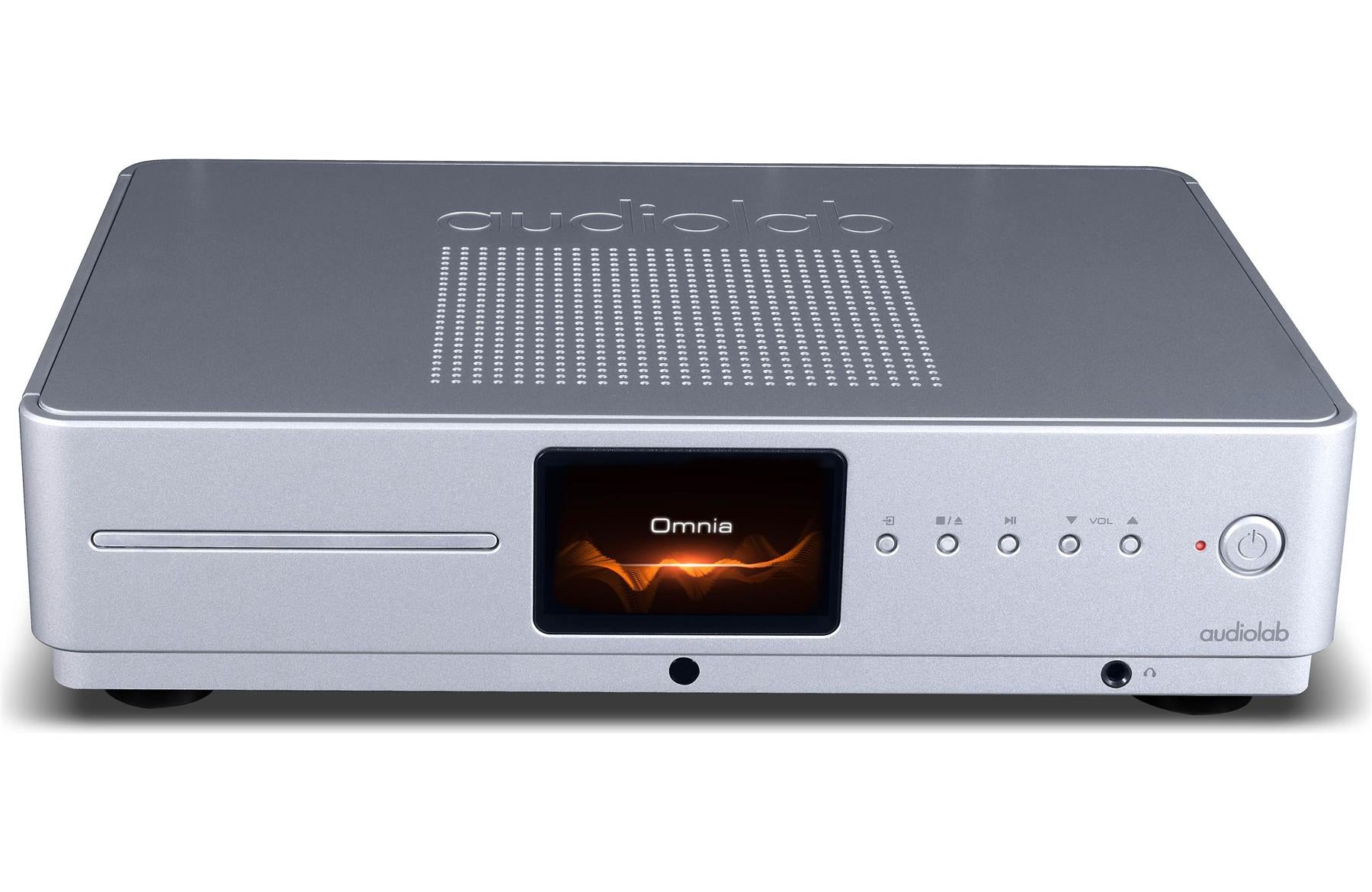 Audiolab Omnia Silver Stereo Integrated Amplifier with Built-in CD Player, DAC, WiFi & Bluetooth – Perfect for Home Audio Systems & Hi-Fi Enthusiasts