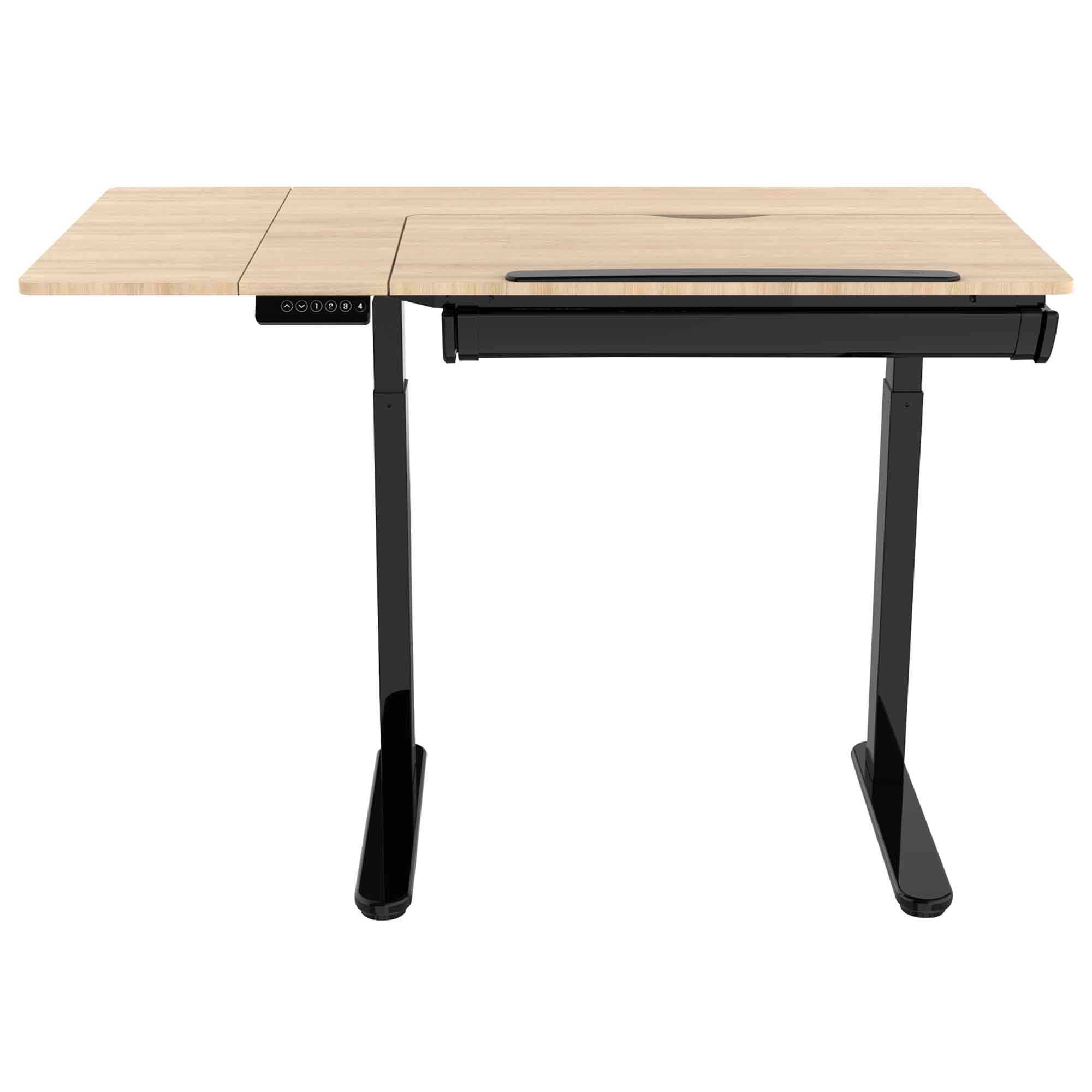 Adjustable Electric Standing Drafting Desk - Height & Tilt (0°-40°) Drawing Table with Storage Drawer for Artists & Architects | Home Office & Studio Workspace Solution