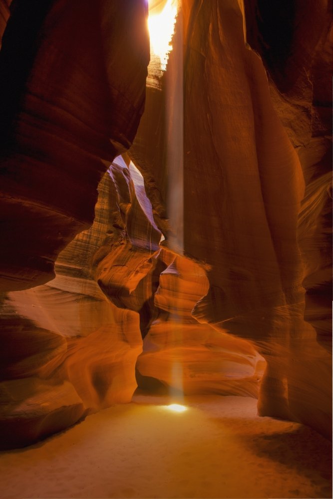 Antelope Canyon Utah USA Landscape Poster Print - 12x19 Inches - Perfect for Home, Office & Classroom Decor