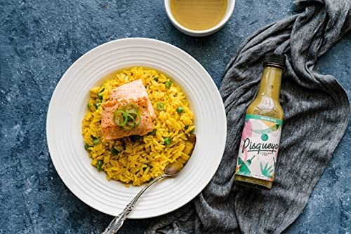 PISQUEYA Medium Heat Jalapeño Hot Sauce - Gourmet Vegan, Sugar-Free, Gluten-Free, Low Sodium Hot Sauce - 5 oz Bottle - Perfect for Tacos, Wings & Bloody Marys