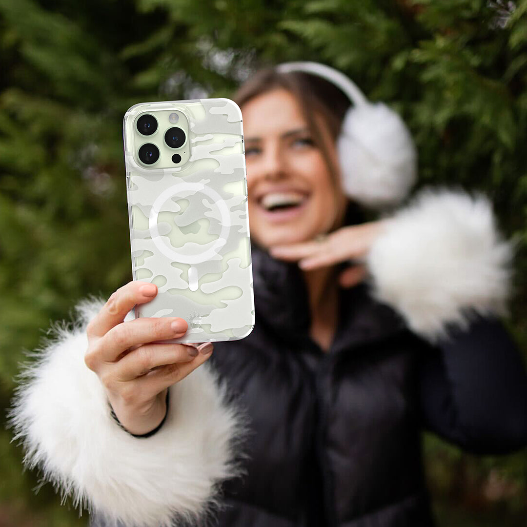 Frosted Camo iPhone Case - Matte Anti-Slip Protective Cover for iPhone [Model] | Perfect for Outdoor Adventures, Hiking & Daily Use