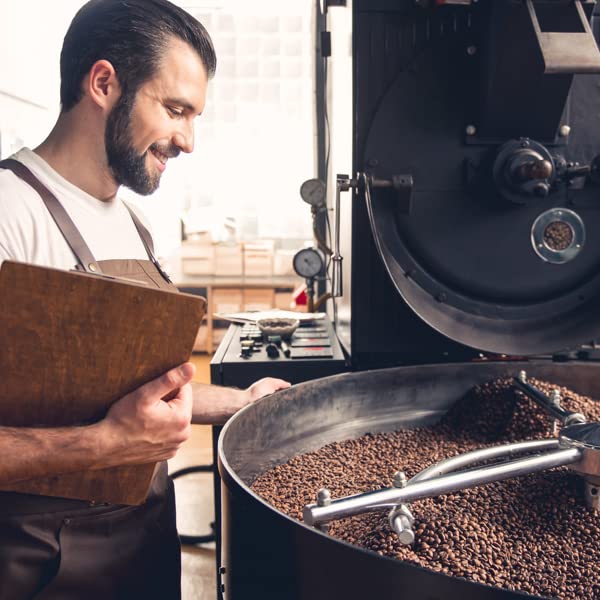 Premium Caramel Crunch Flavored Ground Coffee - Fresh Roasted, 5 lb Bulk Bag - Perfect for Home Brewing, Office Use & Gifts